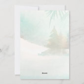 Gnome with a Lantern Christmas シーズンカード (裏面)