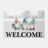 Gnomes and Deer Welcome  ドアマット (正面)