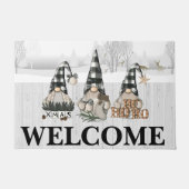 Gnomes and Deer Welcome  ドアマット (正面)