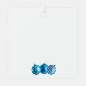 Gnomes First Christmas Engaged メタルオーナメント (裏面)