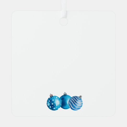 Gnomes First Christmas Together メタルオーナメント (裏面)