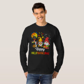 Gnomes  Halloween Merry Christmas Happy Hallothank Tシャツ (正面フル)