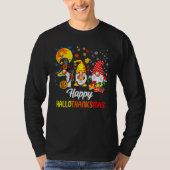Gnomes  Halloween Merry Christmas Happy Hallothank Tシャツ (正面)