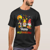 Gnomes Halloween Merry Christmas Happy Hallothank Tシャツ (正面)