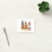 Gnomes Happy Hallothanksmas Halloween Thanksgiving ポストイット (オフィス)