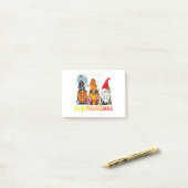 Gnomes Happy Hallothanksmas Halloween Thanksgiving ポストイット (デスク上)