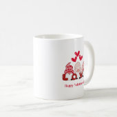 Gnomes in Love Valentine's Day Design コーヒーマグカップ (正面右)