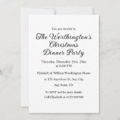 Gnomes in the snow watercolor painting  招待状 (裏面)