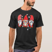 Gnomes Nurse Valentine Day Stethoscope Valentines  Tシャツ (正面)