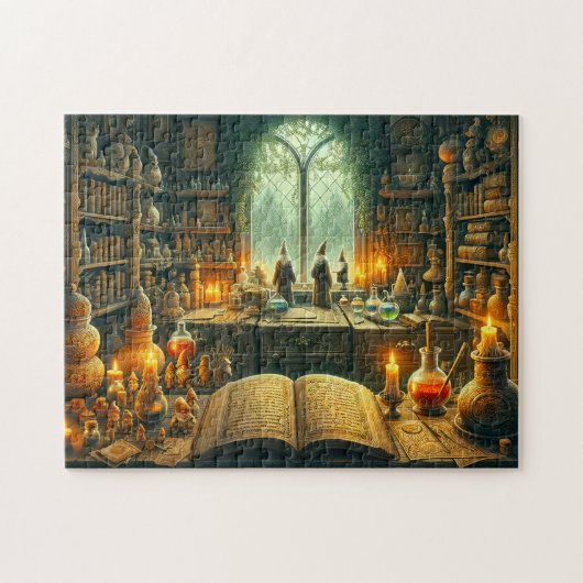 Gnomes & Wizard's Study Guardians of Mystique ジグソーパズル (横)