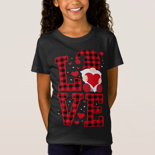 GnomesValentine's Dayカップルのマッチング – 格言Val Tシャツ (正面)