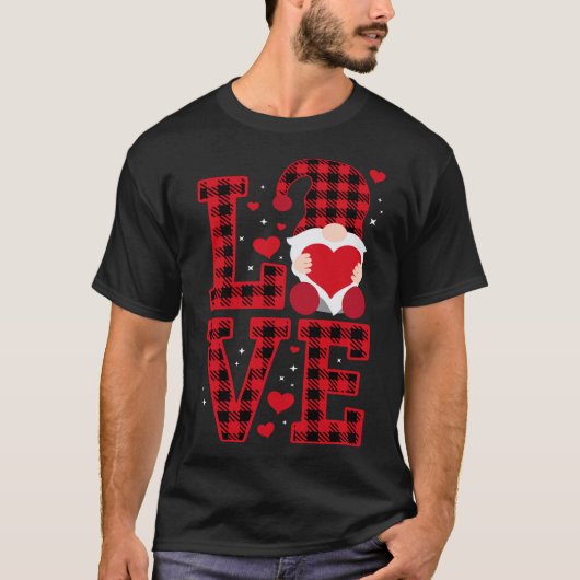 GnomesValentine's Dayカップルのマッチング – 格言Val Tシャツ (正面)