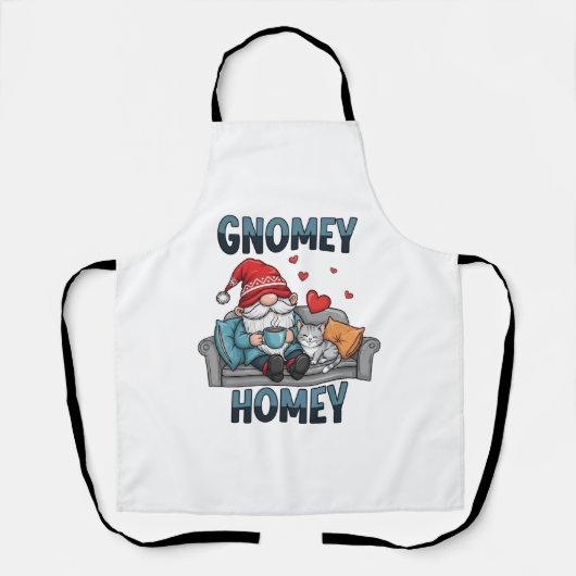 Gnomey homey gnome at home エプロン (正面)