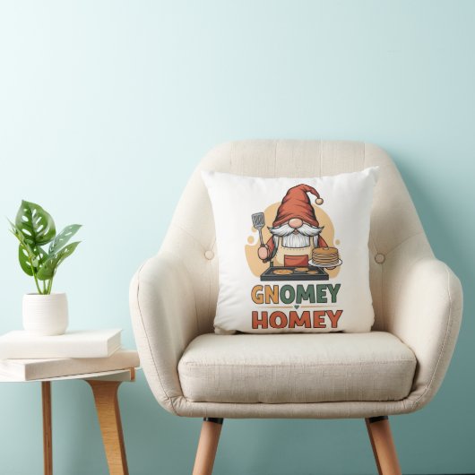 Gnomey homey pancakes design クッション (椅子)