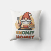 Gnomey homey pancakes design クッション (裏面)