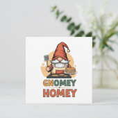 Gnomey homey pancakes design サンキューカード (スタンド正面)