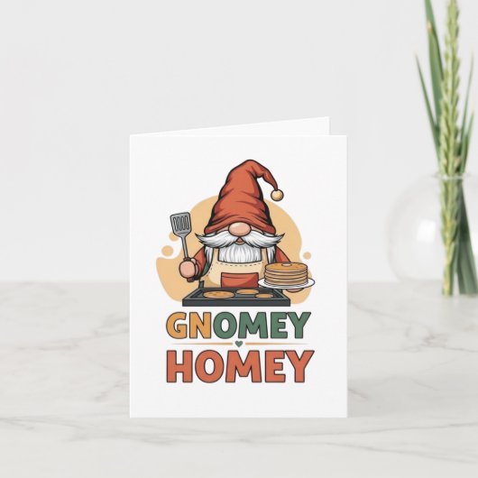 Gnomey homey pancakes design シーズンカード (正面)