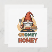 Gnomey homey pancakes design シーズンカード (正面/裏面)