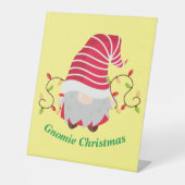 Gnomieクリスマスペデスタルサイン 台座サイン (正面)