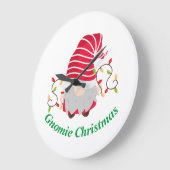 Gnomieクリスマス大時計 ラージ壁時計 (傾斜)