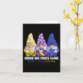 Gnomies膀胱おもしろいがん認識度月純利益 カード (黄色い花)