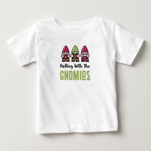 Gnomies転がベビーのTシャツと ベビーTシャツ (正面)