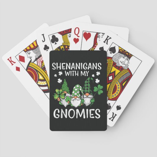Gnomies+グノームと楽しむ聖パトリックの日の騒ぎ トランプ (裏面)
