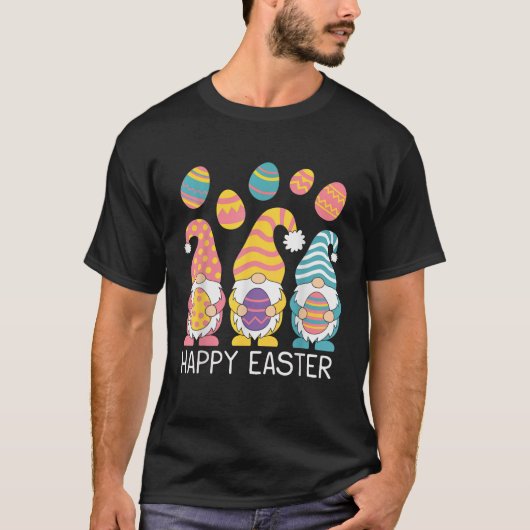 Gnomies Easters for Women Girls Kids Eggs Gnomes  Tシャツ (正面)