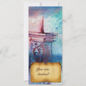 GNOMONとLAKE BROWN PARCHMENTの女性 招待状 (正面)