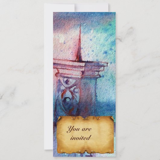 GNOMONとLAKE BROWN PARCHMENTの女性 招待状 (正面)