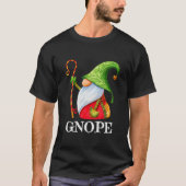 GNOPE北欧おもしろい格言スカンジナビア小妖精や小人スウェーデン語 Tシャツ (正面)
