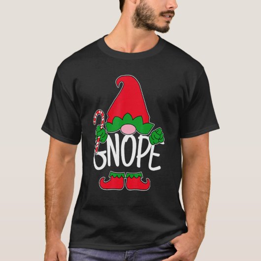 Gnope Tomte Garden Gnome Scandinavian Sweden Nope Tシャツ (正面)