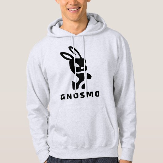 Gnosmo Logo and Text パーカ (正面)