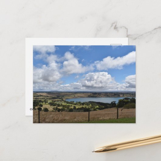 Gnotuk Camperdownハガキ上空の雲 ポストカード (正面/裏面インサイチュ)