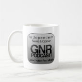 GNR Chickletのロゴのマグ コーヒーマグカップ (左)