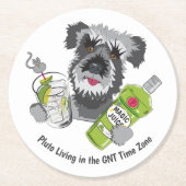 GNTタイムゾーン ラウンドペーパーコースター (正面)