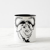 GNUのマグ ツートーンマグカップ (中央)