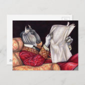 GNUニおもしろいュース・アニマル新聞 ポストカード (正面/裏面)