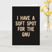 GNU用のソフトスポット カード (黄色い花)