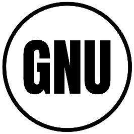 GNU – グッドニューズベイクラシックラウンドステッカー ラウンドシール