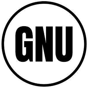 GNU – グッドニューズベイクラシックラウンドステッカー ラウンドシール