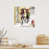 Gnu Age Hipsters おもしろい Rick Londonポスター ポスター (キッチン)