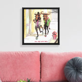 Gnu Age Hipsters おもしろい Rick London Canvas Print キャンバスプリント (インサイチュ (リビング))