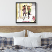 Gnu Age Hipsters おもしろい Rick London Canvas Print キャンバスプリント (インサイチュ (寝室))