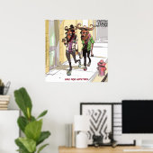 gnu+Age+Hipsters+面白い+リック+ロンドンのポスター ポスター (ホームオフィス)