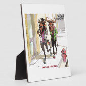 Gnu Age Hipsters Rick London おもしろい フォトプラーク (側面)