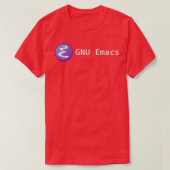 GNU Emacs Tシャツ (デザイン正面)
