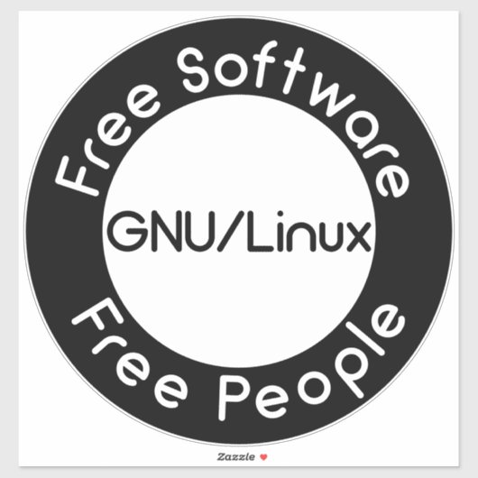 GNU/Linux シール (シート)