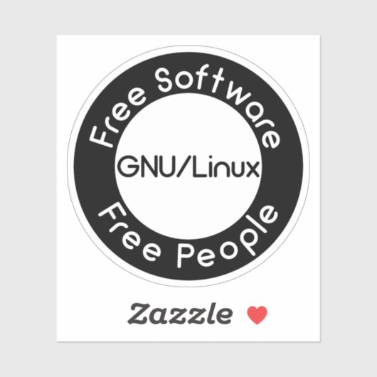 GNU/Linux シール (シート)