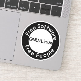 GNU/Linux シール